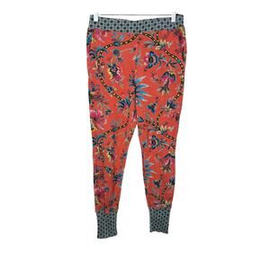 Sundance NWOT Women’s Floral Paisley Multicolor Thermal Waffle Knit Bottoms M